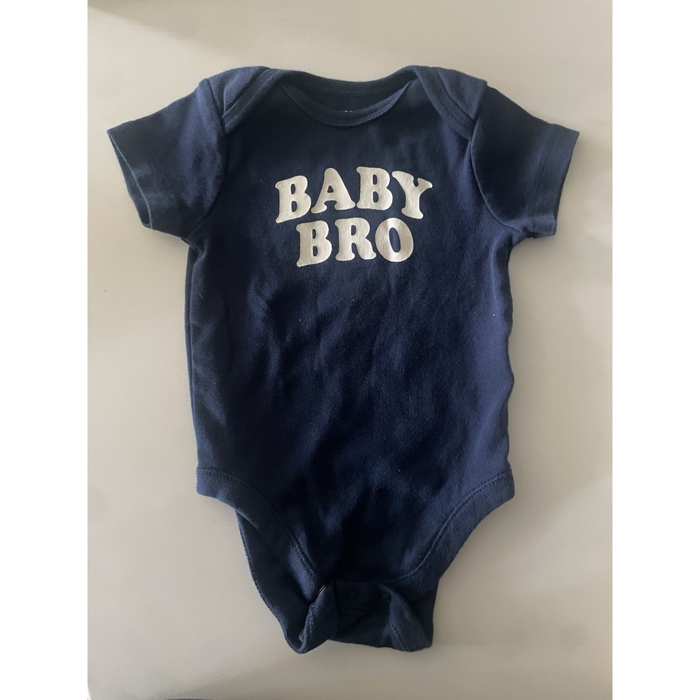 Old Navy Baby Brother One Piece 3-6 M In Blue